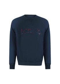 Diesel Heren Total Eclipse Distressed Logo Raglan Sweatshirt (Blauw)