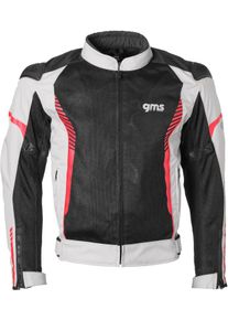 GMS-Moto Samu, textile jacket , color: Black/Yellow , size: L