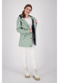 Regenjacke ANKERGLUT "Friesennerz ankerglutwolke Regenmantel, Longjacket", Damen, Gr. 46 (L), grau, Web, Obermaterial: 100% Polyurethan. Futter: 100% Polyester, h&uuml;ftbedeckend, mit Druckknopf, Jacken Regenjacke, auch in Gro&szlig;en Gr&ouml;&szlig;en erh&auml;ltlich