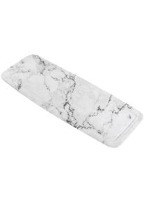 Wanneneinlage Kleine Wolke "Marble", schwarz (wei&szlig;, grau, schwarz), B:36cm L:92cm, PVC Schaum, Wanneneinlagen, Wanneneinlage