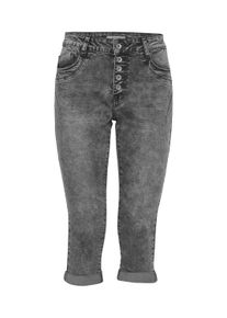 Regular-fit-Jeans B.Young "Jeans BXKAILY", Damen, Gr. 46, N-Gr, grau (mid grau denim), Obermaterial: 56% Baumwolle CO. 30% Viskose CV. 12% Polyester PES. 2% Elasthan EL., Jeans Regular-fit-Jeans