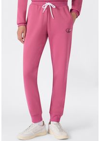 Jogginghose Champion "SPORTWEAR JOGGERS Slim Fit", Damen, Gr. XS, N-Gr, map, Obermaterial: 55% Baumwolle, 45% Polyester, Hosen Jogginghose, im Slim Fit, formstabile Qualit&auml;t, aus Baumwolle und Polyester