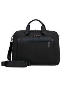 Aktentasche Samsonite "EVOSIGHT 17,3''", Gr. B/H/T: 44cm x 32cm x 13cm, schwarz, Polyester, unifarben, Taschen Aktentasche, Businesstasche Trolleyaufstecksystem