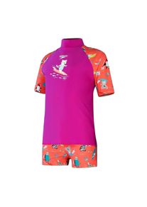 Speedo Kinderen/Kids Kat Endurance 10 Rash Guard Set (Paars/Roze)