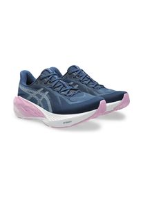 Laufschuh asics "DYNABLAST 6", Damen, Gr. 37,5, blau (independence blau, hazy lila), Synthetik, Schuhe Laufschuh
