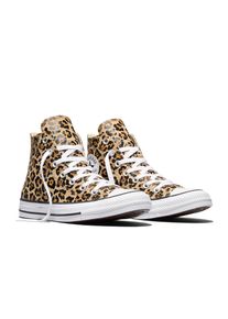 Sneaker Converse "CHUCK TAYLOR ALL STAR LEOPARD", Damen, Gr. 41, hay day, wei&szlig;, schwarz, Textil, Schuhe Sneaker