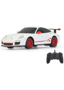 RC-Auto Jamara "Porsche GT3 1:24 wei&szlig;", wei&szlig;, Fernlenkfahrzeuge, KinderB:19cm H:6cm T:7cm, Kunststoff, RC-Auto, B:19cm H:6cm T:7cm