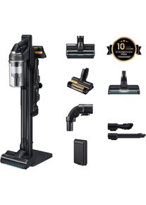 Samsung Akku-Handstaubsauger "VS70H28HFC/WD, Jet 95S CompleteClean", soapstone charcoal, B:25cm H:93cm T:20,2cm, Akkusauger, beutellos, 770 W, beutellos, Ersatzakku separat erh&auml;ltlich, Akku-Handstaubsauger