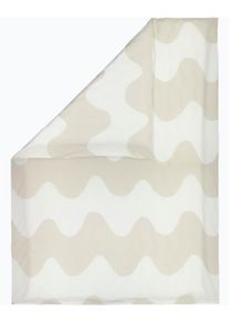 Bettbezug Marimekko "LOKKI", beige, B:140cm L:200cm, Perkal (Bio-Baumwolle), Obermaterial: 100% Baumwolle, Bettbez&uuml;ge, Bettbezug, Perkal Bettw&auml;sche in 130-140cmx200cm, Kissenbezug separat verf&uuml;gbar