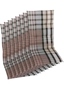 Sitzauflage GO-DE, braun, B:48cm H:5cm T:108cm, Baumwolle, Polyester, Polyurethan, Polsterauflagen, Sitzauflage, Ma&szlig;e ca.: 48 cm x 108 cm x 5 cm