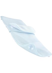Badematte Maximex "Badewanneneinlage", blau (eisblau), H:20mm, Badematten, Badematte, mit Kissen, aus druckentlastendem Polyester-3D-Mesh-Gewebe