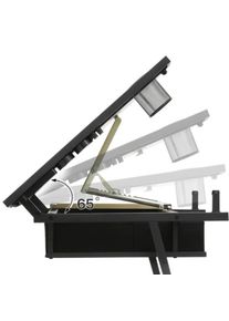 Drafting Table Versatile Drafting Table with Drawers Art Desk with Drawers Tilted Painting Desk with Storage Long-Lasting