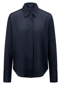 Fadenmeister Berlin - Bluse mit Seide, blau, Gr. 40, Seide
