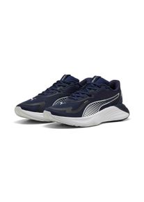 Trainingsschuh Puma "PWR HYBRID TR", Damen, Gr. 46, wei&szlig; (Puma navy, Puma wei&szlig;, feather gray), Textil, Schuhe Trainingsschuh, mit ProFoam-D&auml;mpfung und PWRTAPE f&uuml;r Hybrid Training