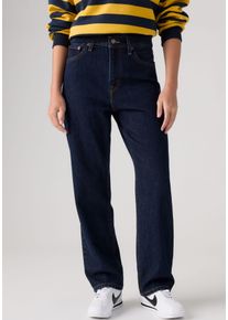 Levi's Dad-Jeans LEVI'S "EASY DAD", Damen, Gr. 31, L&auml;nge 30, blau (shaded view), Denim/Jeans, Obermaterial: 100% Baumwolle, regular fit lang, Jeans Dad-Jeans, im Five-Pocket Style