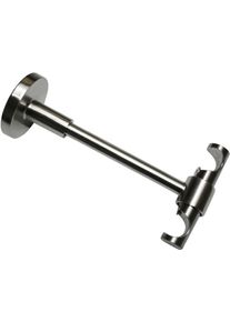 Deckentr&auml;ger f&uuml;r Sichtschutz Gardinia "Memphis", silber (edelstahlfarben), Metall, Sichtschutzbefestigungen, Deckentr&auml;ger f&uuml;r Sichtschutz, Serie Einzelprogramm Memphis &Oslash; 16 mm