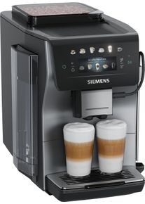 Siemens Kaffeevollautomat "TP603E07", inox silber metallic, B:28,4cm H:37,8cm T:47,2cm, Kaffeevollautomaten, Doppeltassenfunktion, Kannenfunktion, entnehmbare Br&uuml;heinheit, Silber, Kaffeevollautomat