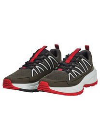 Wanderschuh Jack Wolfskin "WILD HIKE LOW M", Herren, Gr. 42, braun (obsidian moss), Synthetik, Schuhe Wanderschuh, Outdoorschuh, Trekkingschuh