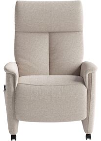 Sit & More TV-Sessel SIT & MORE "Cremona Comfort Plus", beige, B:87cm H:116cm T:89cm, 100% Polyester, Sessel, TV-Sessel, bis 200 Kg belastbar, mit Herz-Waage Funktion