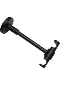 Deckentr&auml;ger f&uuml;r Sichtschutz Gardinia "Memphis", schwarz (schwarz, matt), Metall, Sichtschutzbefestigungen, Deckentr&auml;ger f&uuml;r Sichtschutz, Serie Einzelprogramm Memphis &Oslash; 16 mm