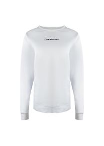 Love Moschino Uniseks Adult Klein Logo Sweatshirt (Wit)