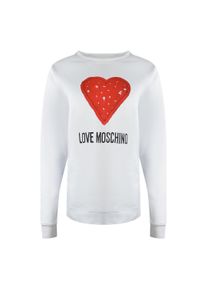 Love Moschino Dames/Dames Sweatshirt met Hart Logo (Wit)