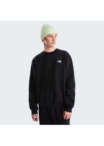 Sweatshirt The North Face "M EVOLUTION SIMPLE DOME REGULAR CREW", Herren, Gr. L, schwarz (tnf schwarz), Obermaterial: 67% Baumwolle, 33% Polyester, normal, Rundhals, angesetztes B&uuml;ndchen, Sweatshirts Sweatshirt