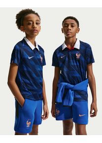 Fu&szlig;balltrikot Nike "Frankreich 2026 Heimstadion Replika-Fu&szlig;balltrikot (Kinder)", Kinder, Gr. M (140/146), wei&szlig;, neutral, Obermaterial: 100% Polyester, Trikots Fu&szlig;balltrikot, mit Dri-FIT-Technologie, mit Allover-Print