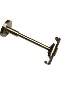 Deckentr&auml;ger f&uuml;r Sichtschutz Gardinia "Memphis", grau (messingfarben), Metall, Sichtschutzbefestigungen, Deckentr&auml;ger f&uuml;r Sichtschutz, Serie Einzelprogramm Memphis &Oslash; 16 mm