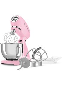 Smeg K&uuml;chenmaschine "SMF05", rosa (pink), B:40,5cm H:37,8cm T:22,1cm, K&uuml;chenmaschinen, K&uuml;chenmaschine