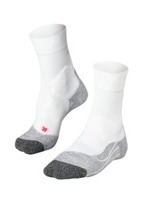 Laufsocken Falke "RU3 Comfort", Herren, Gr. 44-45, wei&szlig; (wei&szlig;, mix), Materialmix, normal, Socken Laufsocken, f&uuml;r komfortabel ged&auml;mpfte L&auml;ufe, schnelltrocknend, atmungsaktiv