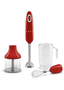 Smeg Stabmixer "HBF03", rot, B:6,5cm H:41,4cm T:6,5cm, Mixer, Stabmixer
