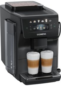 Siemens Kaffeevollautomat "TP601E09", klavierlack schwarz, B:28,4cm H:37,8cm T:47,2cm, Kaffeevollautomaten, Doppeltassenfunktion,Keramikmahlwerk, entnehmbare Br&uuml;heinheit, Schwarz, Kaffeevollautomat