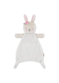 Schmusetuch HUGGIES BABYWEAR "HGHG PLUSH LOVEY", Baby, wei&szlig; (creme brulee), Kunstfaser, Schnuffelt&uuml;cher Schmusetuch, aus Nicki-Qualit&auml;t mit Hasen-Motiv - for Girls