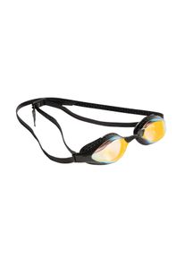 Schwimmbrille arena "AIR-SPEED MIRROR", gelb copper, schwarz, Sportbrillen, Schwimmbrille, mit Anti-Fog-Beschichtung, PVC-frei