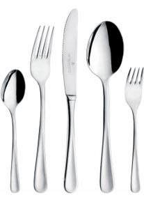 Besteck-Set "Casino", silber (silberfarben), 102 tlg., Edelstahl 18/0, PICARD & WIELP&Uuml;TZ SOLINGEN, Essbesteck-Sets, Besteck-Set