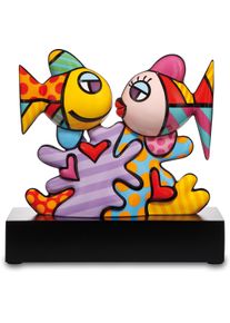 Sammelfigur Goebel "Figur Romero Britto - "Ocean Love", bunt, B:30cm H:31cm T:12cm, Porzellan, Dekofiguren, Sammelfigur
