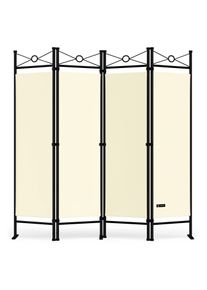 Casaria Paravent Lucca Creme 180x163cm
