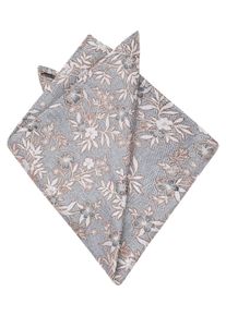 Big & Tall Sizes - Real Guyys - Pocket square in silk with floral print - 0