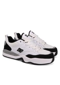 Skateschuh DC Shoes "DC Ascend S", Herren, Gr. 6(38), schwarz-wei&szlig; (wei&szlig;, schwarz, schwarz), Obermaterial:52.5% Leder, 25.2% Synthetikmaterial, 22.3% Polyester., Schuhe Skateschuh