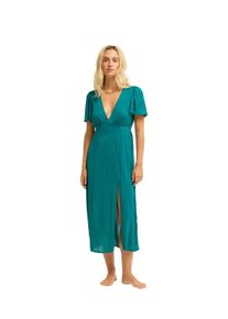 Sommerkleid Billabong "Jet Set", Damen, Gr. L, US-Gr&ouml;&szlig;en, gr&uuml;n (deep lagoon), Obermaterial:100% Viskose., Kleider Sommerkleid