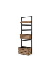 Tchibo - Pflanzwand &raquo;Elin&laquo; mit flexibel einh&auml;ngbaren Elementen - 60x37x180cm - schwarz -