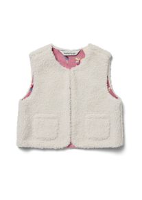 Tchibo - Kinder-Teddyweste - M&auml;dchen - Gr. 110/116 - creme