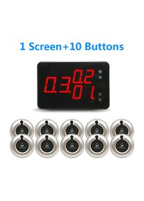 Restaurant Pager System Service calling Pannel Receivers for Coffee Bar Table Buzzer