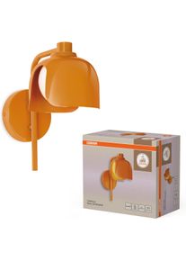 Osram Wandleuchte "Decor Corolle", orange, H: 24,5cm, 1 Stk., Leuchten, Fassung G9, Stahl und Glas, Wandleuchte