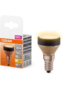LEDVANCE LED-Leuchtmittel "LED STAR Flat Flat Frosted 28", Energieeffizienz: F, gold (klar, schwarz, wei&szlig;), &Oslash;:3,5cm, Leuchtmittel, LED-Leuchtmittel