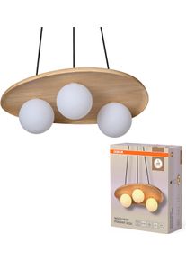 Osram Pendelleuchte "Decor Acacia-Wood Nest", braun, gummibaum, 1 Stk., Leuchten, braun, Fassung G9, Pendelleuchte