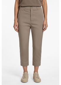 Caprihose Freequent "FQSOLVEJ-CA", Damen, Gr. L, N-Gr, grau (simply taupe), Web, Obermaterial: 76% Viskose, 21% Polyamid, 3% Elasthan, unifarben, slim fit 3/4-L&auml;nge, Hosen Caprihose, Sommerhose 3/4-L&auml;nge mit Viskose und Stretch