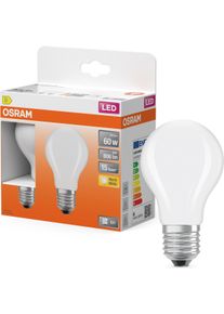 Osram LED-Leuchtmittel "LED-Lampe Star Kolbenform A60", Energieeffizienz: D, wei&szlig;, L:10,5cm &Oslash;:6cm, Leuchtmittel, LED-Leuchtmittel