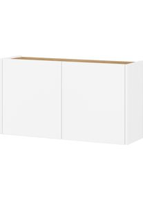 Schuhschrank Germania "Libbiano", wei&szlig; (wei&szlig;, navarra, eiche, nachbildung), B:93cm H:52cm T:29cm, Holzwerkstoff, Schr&auml;nke, Schuhschrank, Flurschrank, Soft-close, verstellb. B&ouml;den, in 3 H&ouml;hen, 2- oder 3-t&uuml;rig